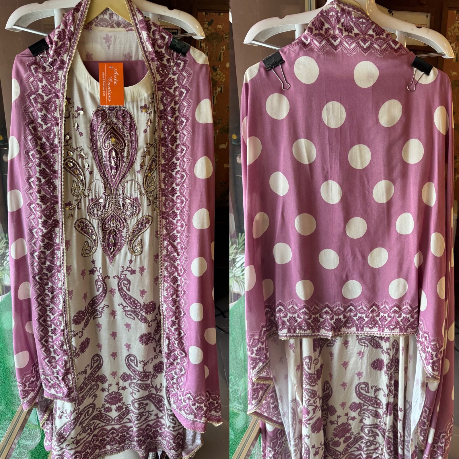 Pure muslin semi stitched shirt